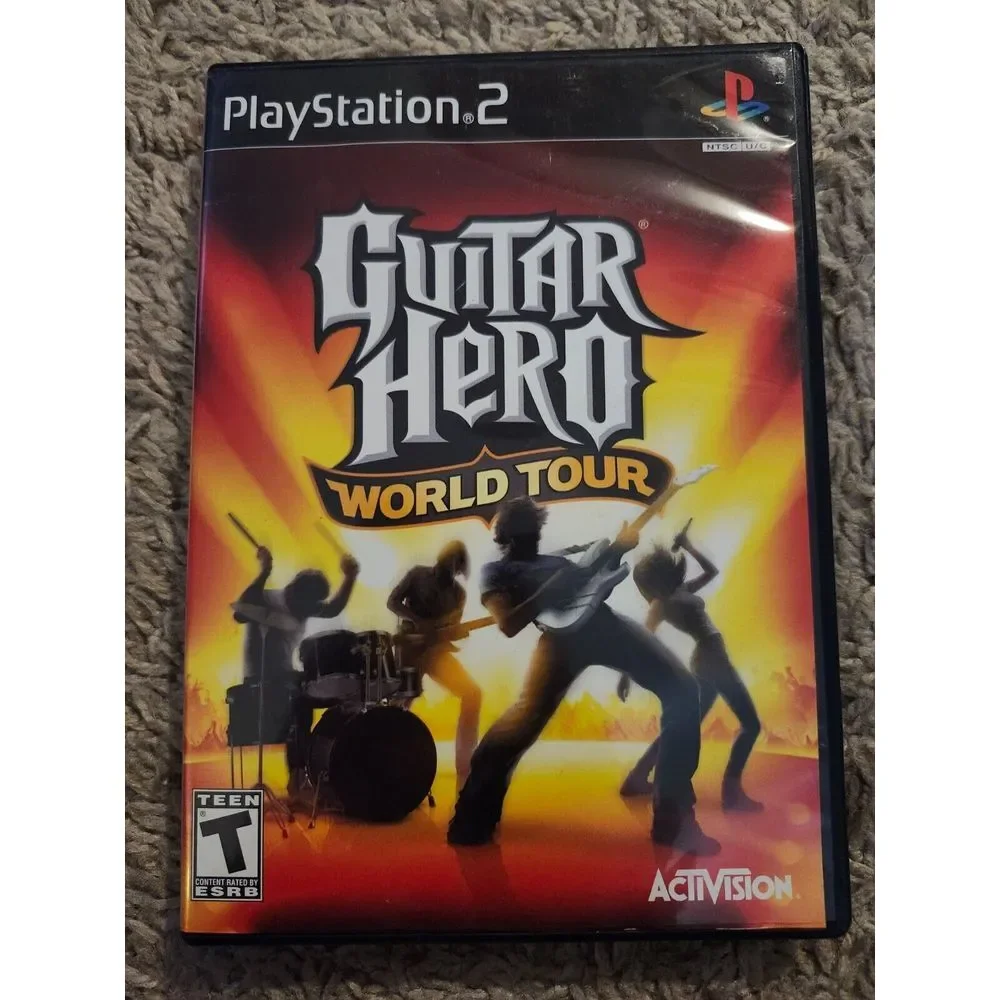 Guitar Hero: World Tour Sony PlayStation 2 Complete With Manual 2008